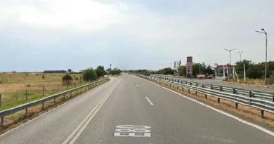 Района на магистралата, където е закъсало семейството