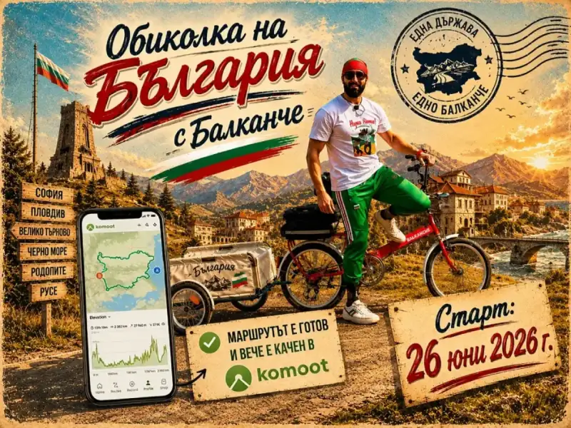 Обиколка на България с Балканче