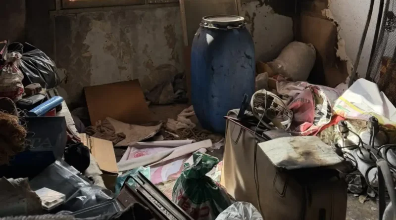 Изгорелият дом на дядо Тодор в Коматево