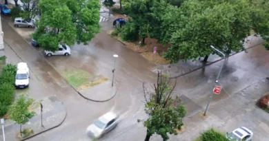 Пороя наводни улиците в Пловдив